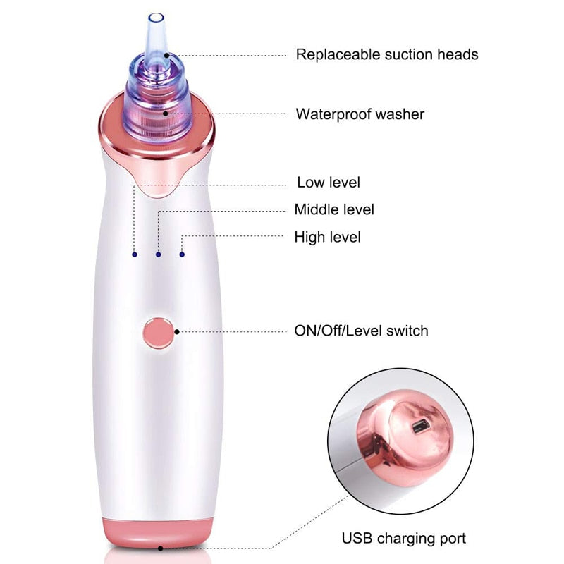 VacBlack - Premium Blackhead Vacuum Remover Set