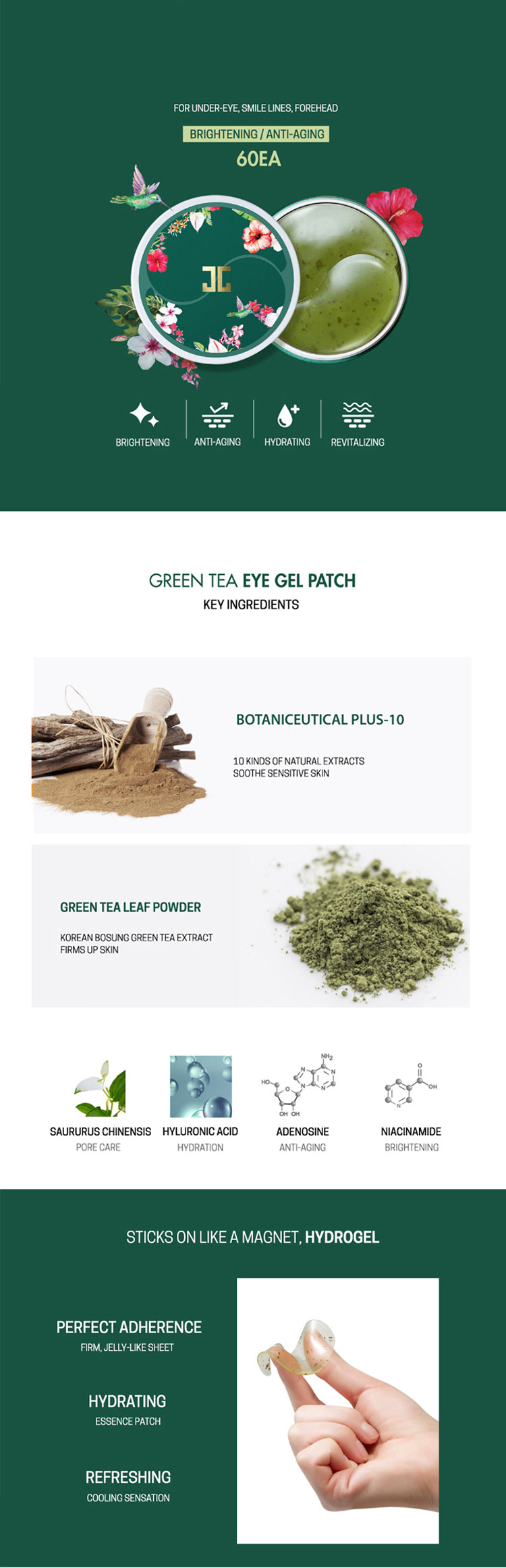 SpringEye - Green Tea Eye Mask